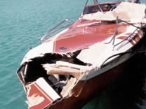 Drambuie Boat Fiberglass Repair